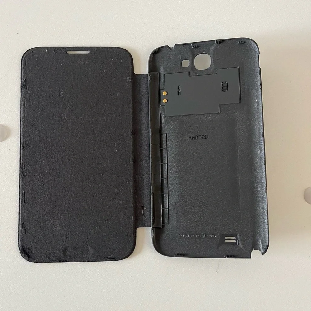 Samsung, Charcoal Galaxy Note II Light Weight Folio Phone Case Cover